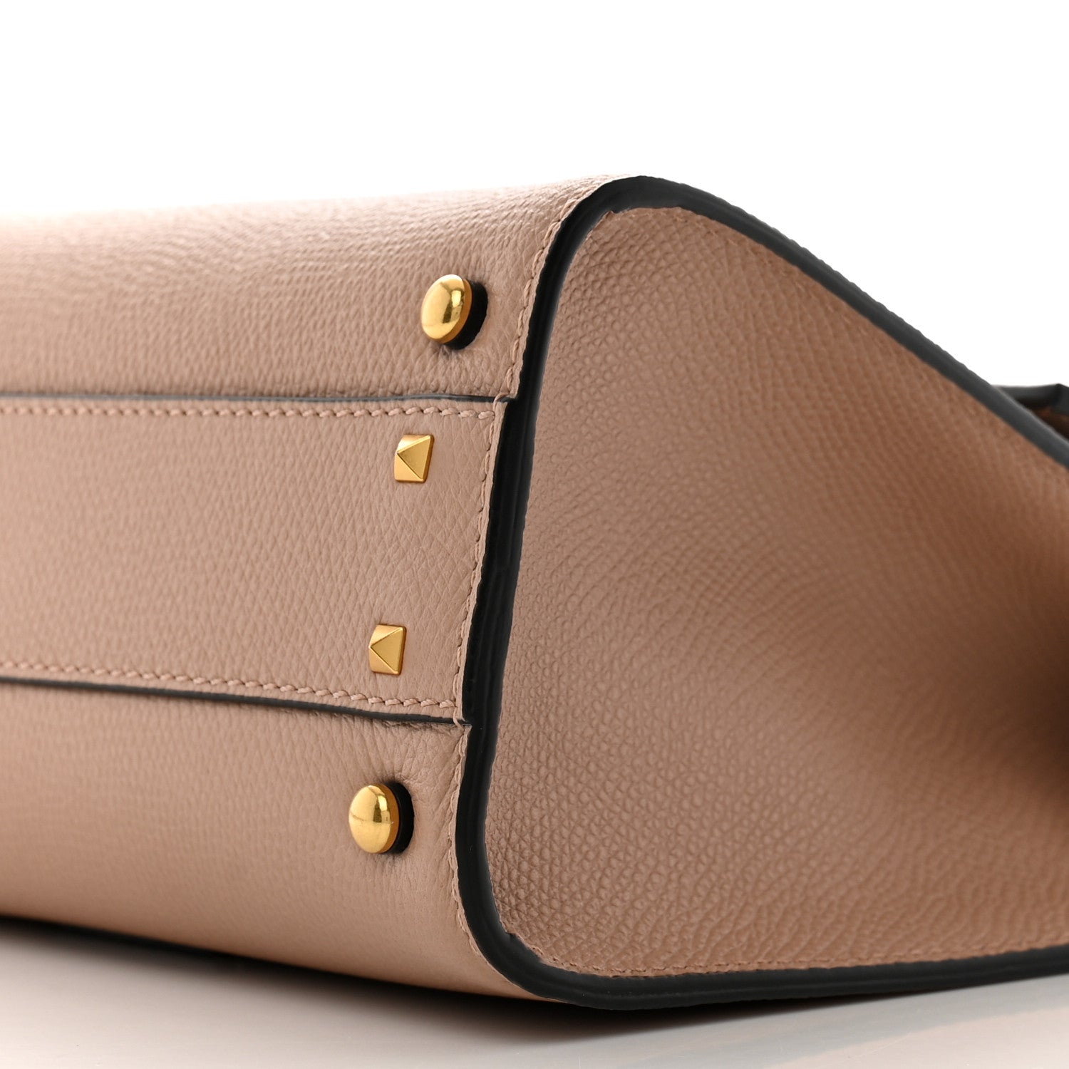 Valentino Garavani Grainy Calfskin Small VSling Top Handle Bag Poudre 9 of 9