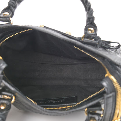 Balenciaga Agneau Giant 12 Gold Hardware Mini City Black 5 of 9