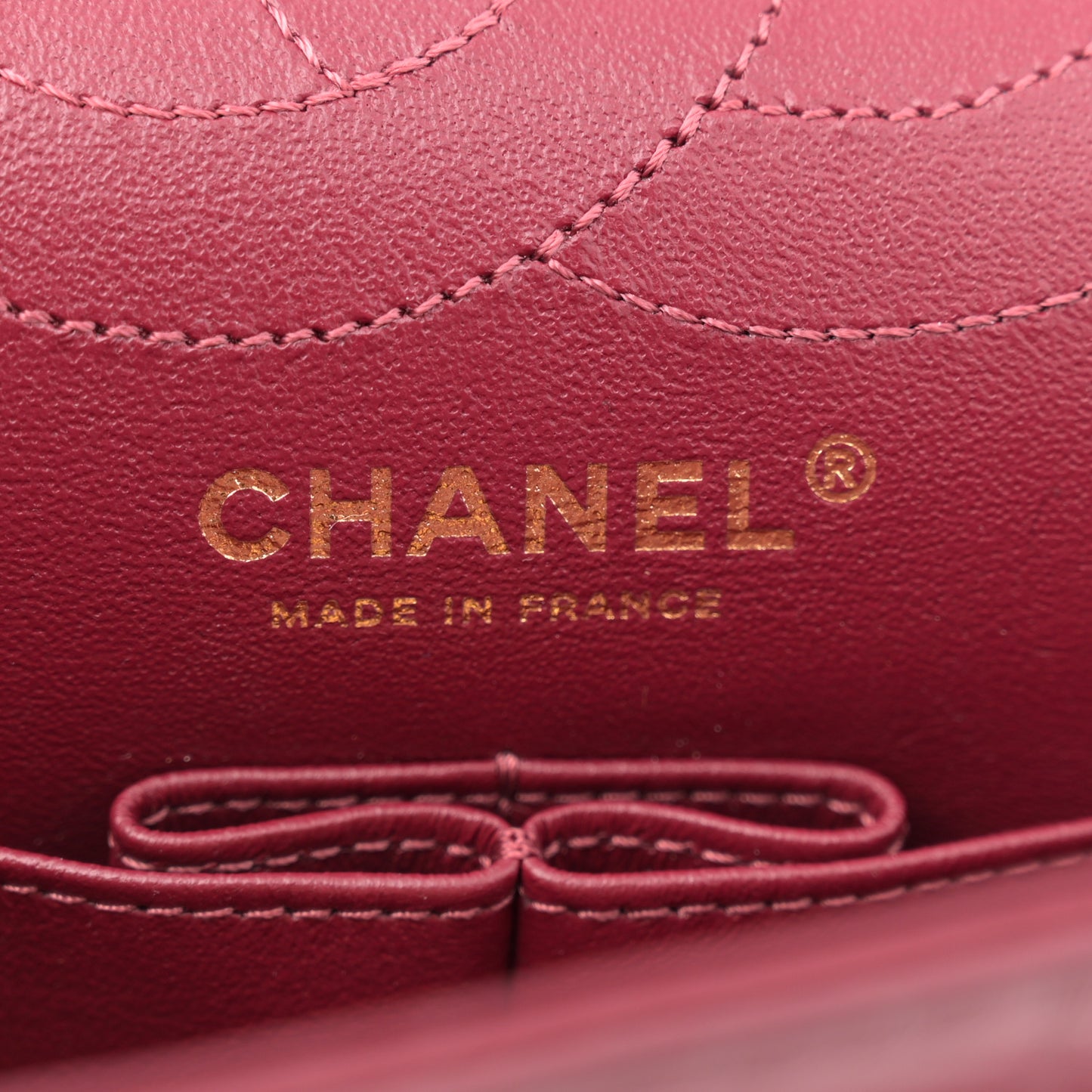 Aged Calfskin Quilted 2.55 Reissue 225 Flap Burgundy