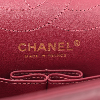 Chanel Aged Calfskin Quilted 2.55 Reissue 225 Flap Burgundy 6 of 12