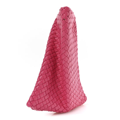 Bottega Veneta Nappa Intrecciato Crisscross Clutch Rosa Shock 3 of 6