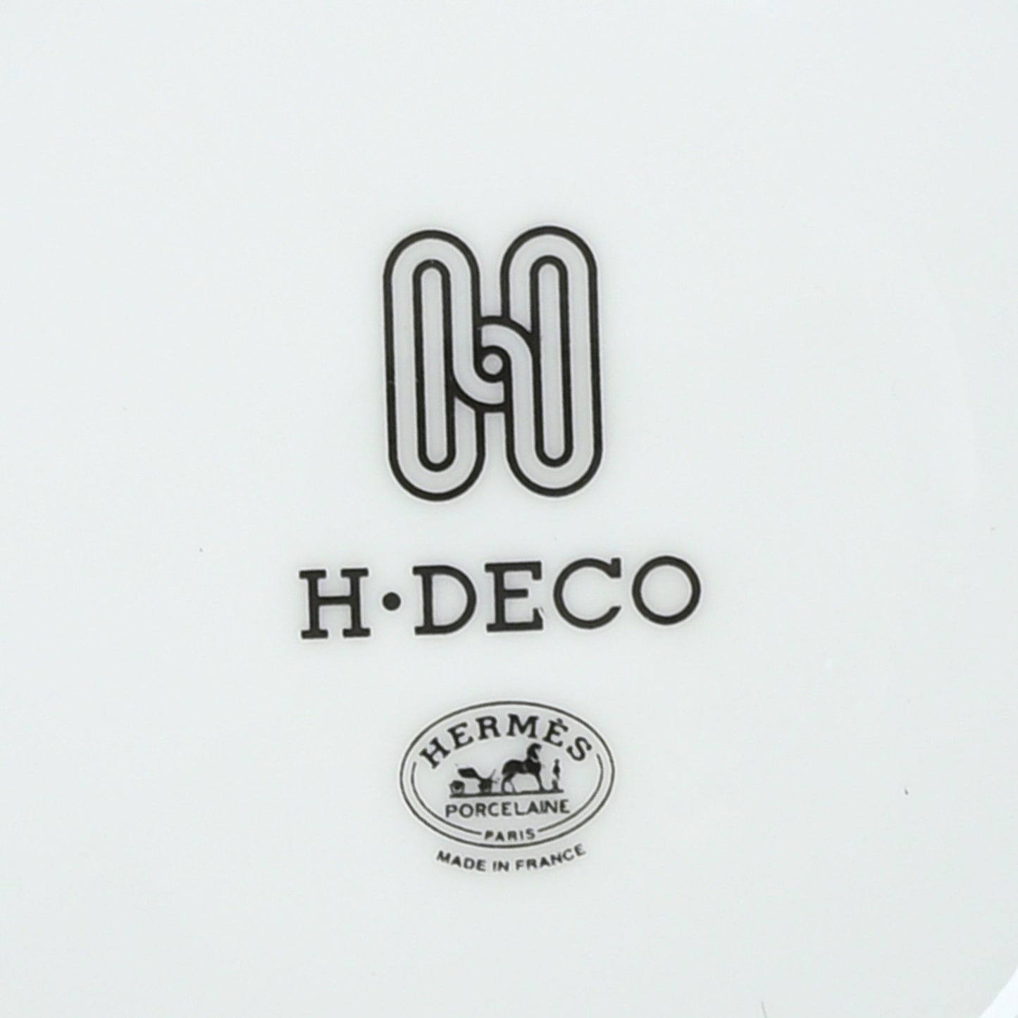 Porcelain H Deco Mug N°2 Black