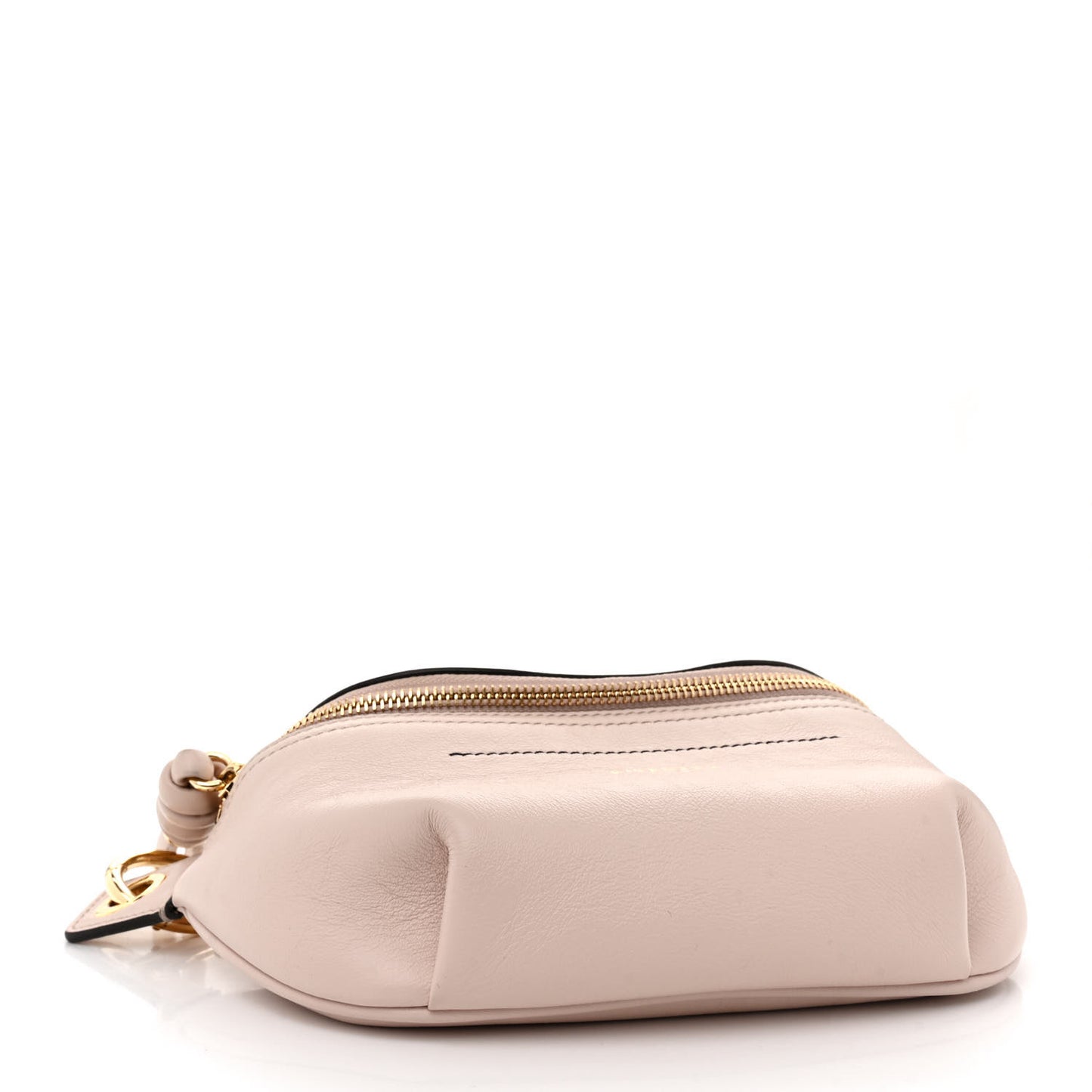 Calfskin Whip Belt Bag Pale Pink
