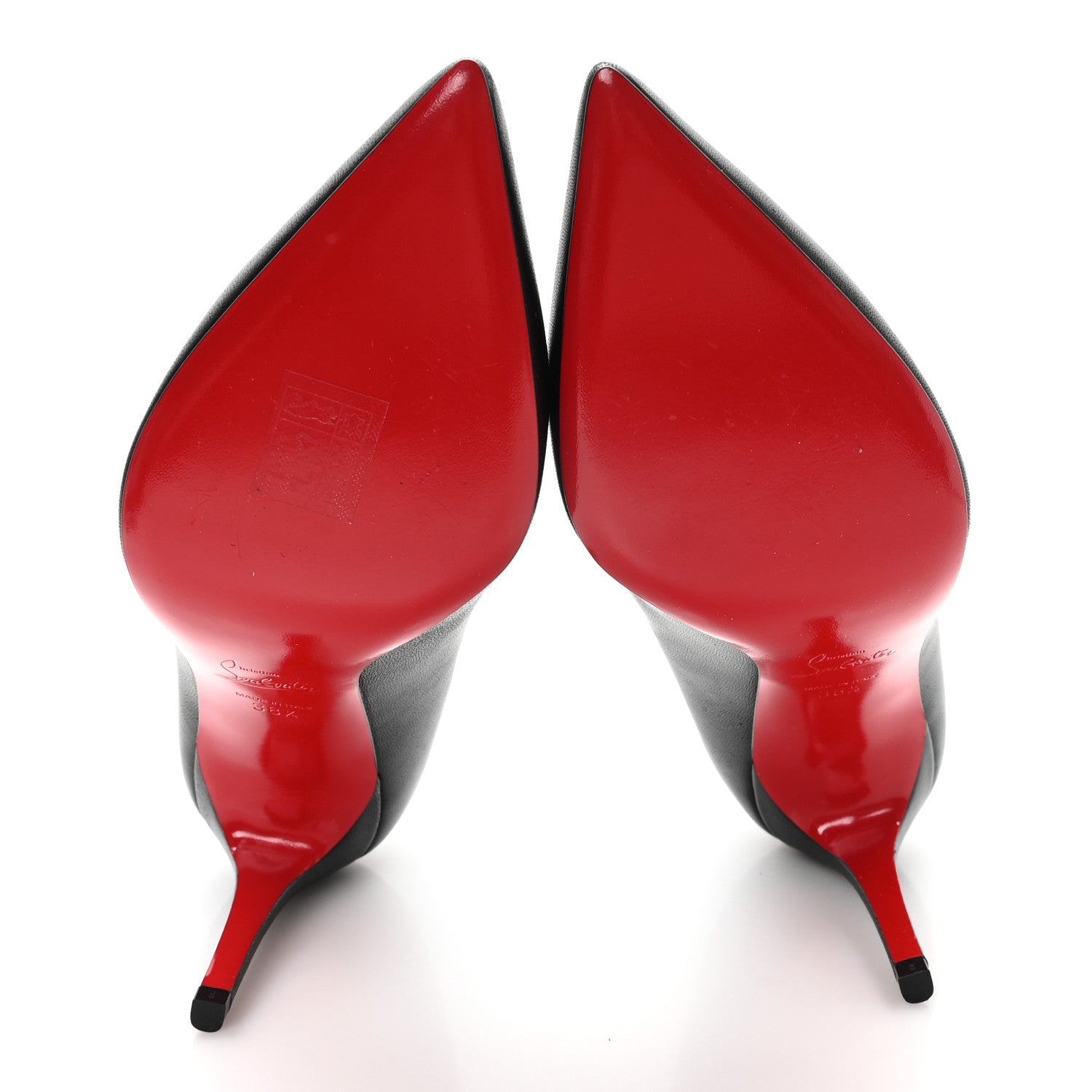 Christian Louboutin Shiny Nappa Pigalle Follies 85 Pumps 38.5 Black 6 of 9