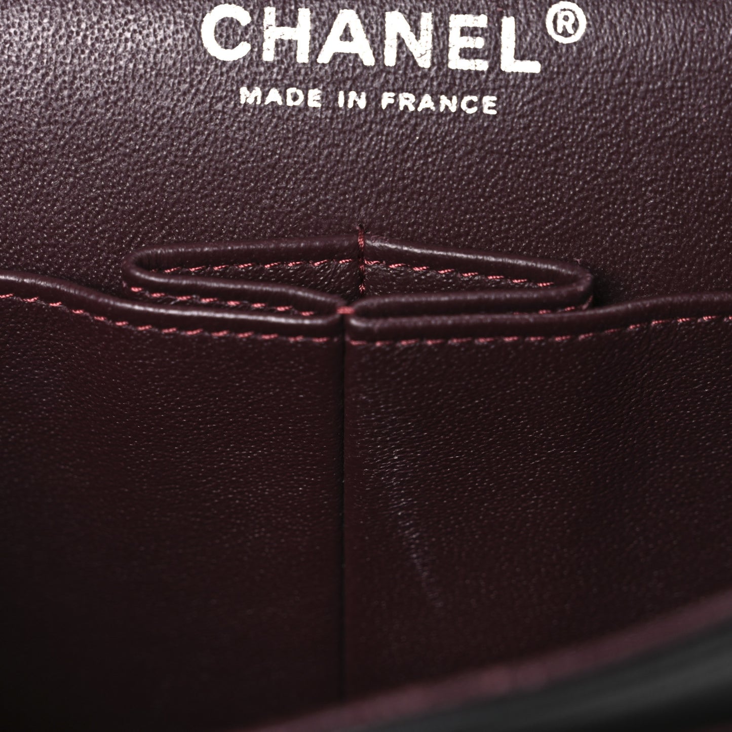 Lambskin Quilted Small Double Flap Black