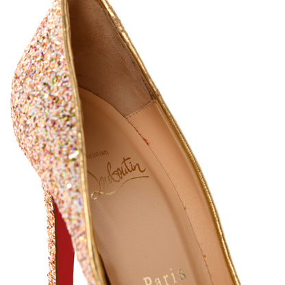 Christian Louboutin Glitter Pigalle Follies Dragonfly 85 Pumps 35 Pompadour 10 of 10