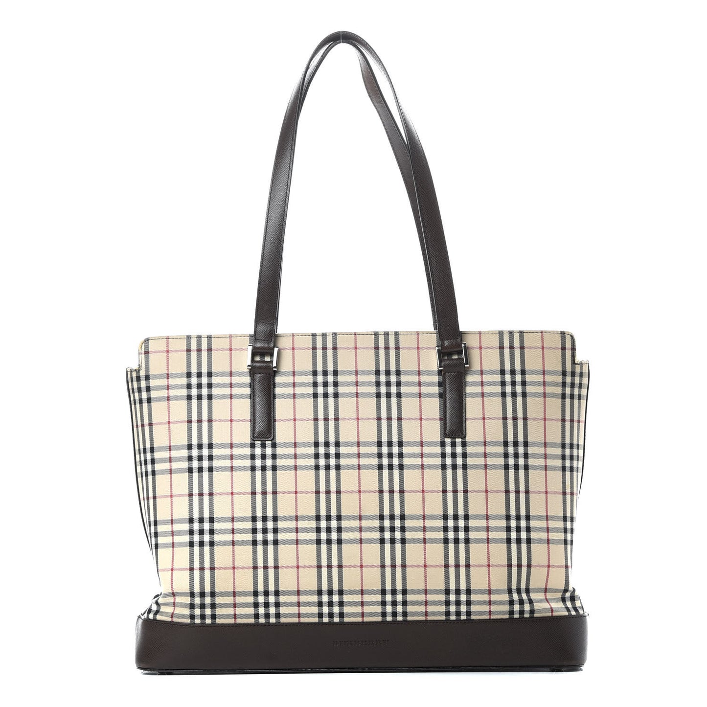Vintage Check Tote Black