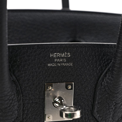 Hermes Togo Birkin 25 Black 5 of 8
