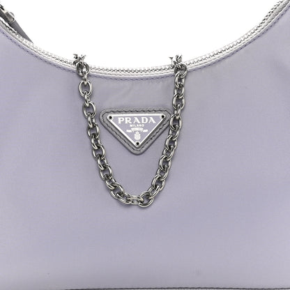 Prada Re-Nylon Saffiano Re-Edition 2005 Shoulder Bag Glicine 10 of 12