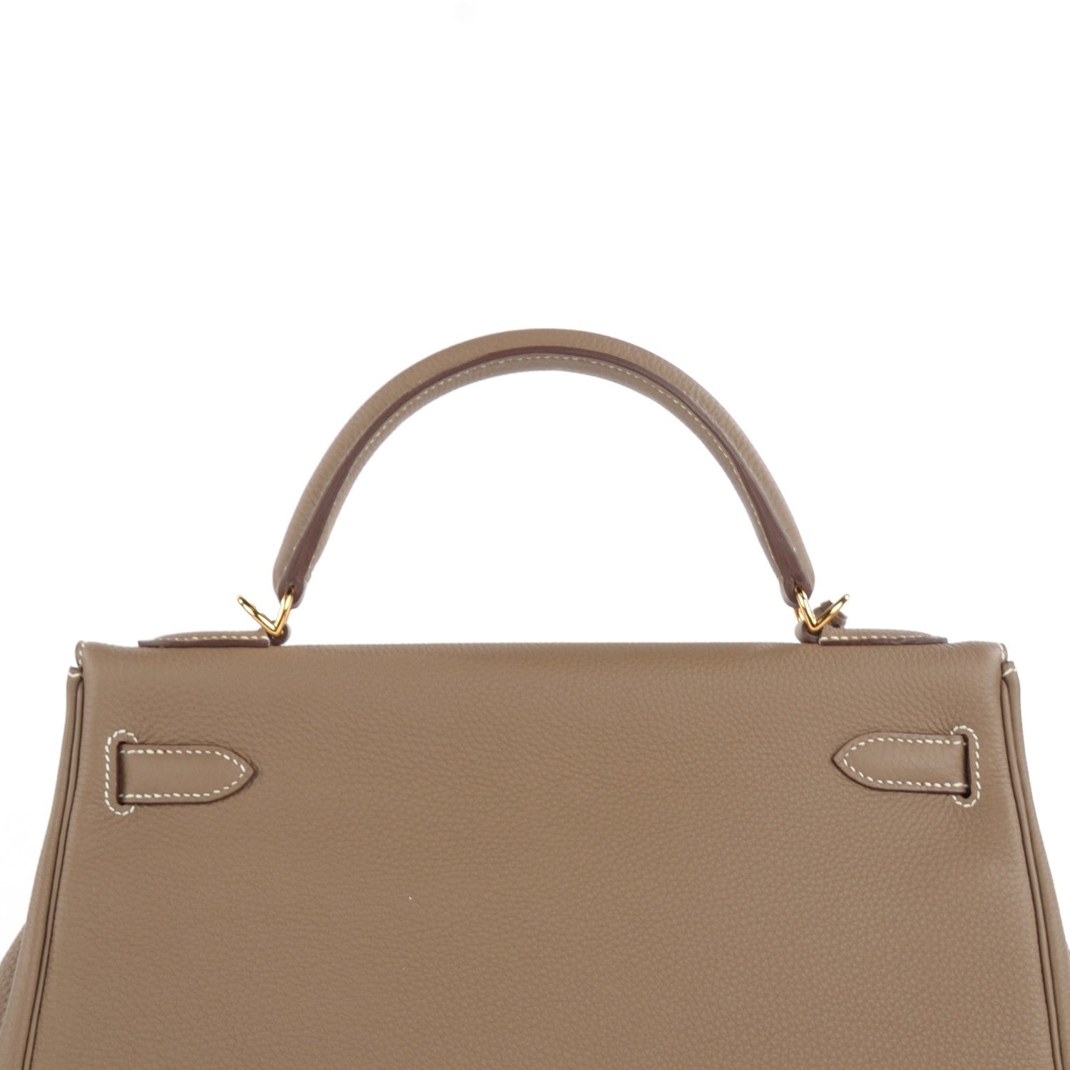 Hermes Togo Kelly Retourne 32 Etoupe 8 of 28