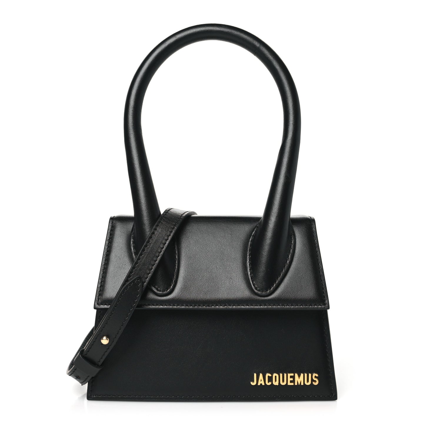 Smooth Calfskin Le Chiquito Moyen Black