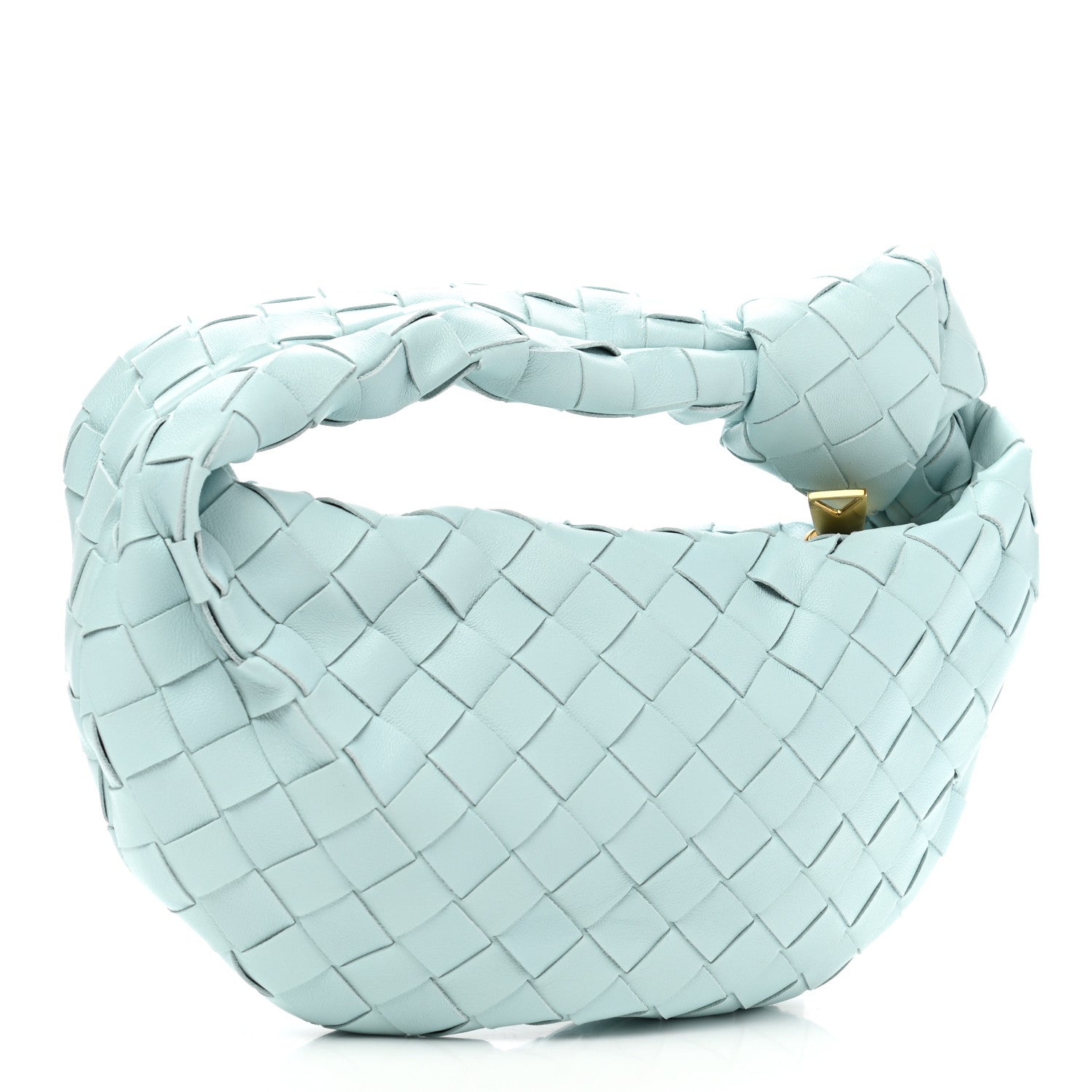 Bottega Veneta Nappa Intrecciato Mini Jodie Teal Washed 3 of 10