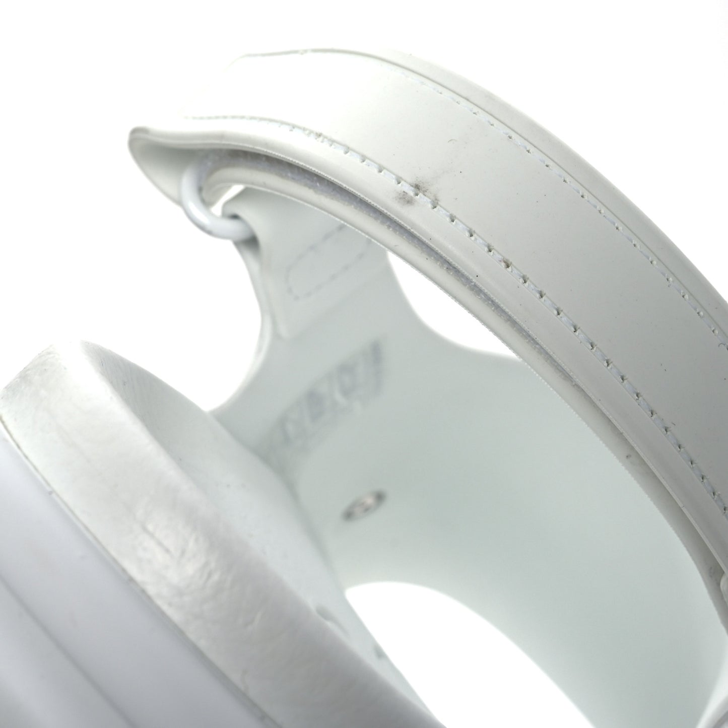 Soft Rubber Horsebit Touch Womens Strapped Sandals 38 Great White