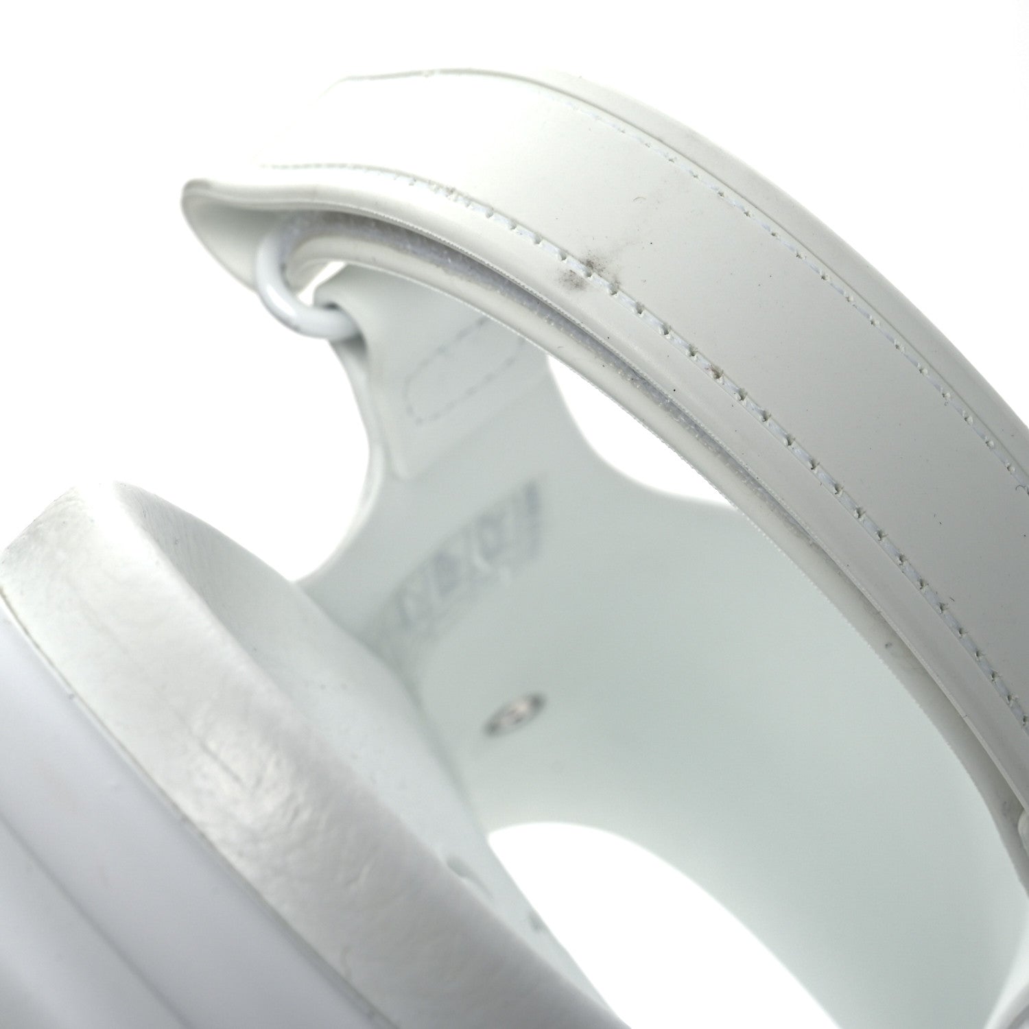 Gucci Soft Rubber Horsebit Touch Womens Strapped Sandals 38 Great White 10 of 11