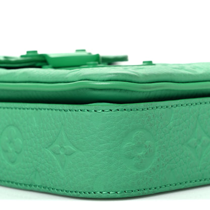 Louis Vuitton Taurillon Monogram S Lock Wearable Wallet Minty Green 8 of 10