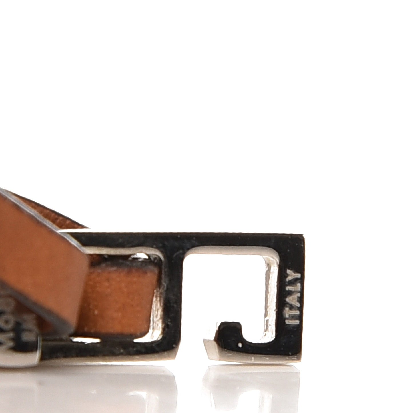 Leather Travel Key Bracelet Cognac