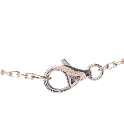 Cartier 18K Pink Gold Diamond Logo Pendant Necklace 5 of 6