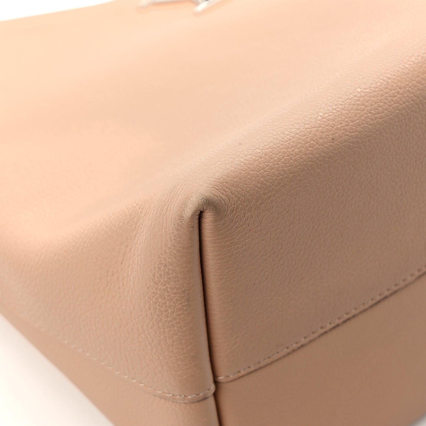 Calfskin Lockme Hobo Beige