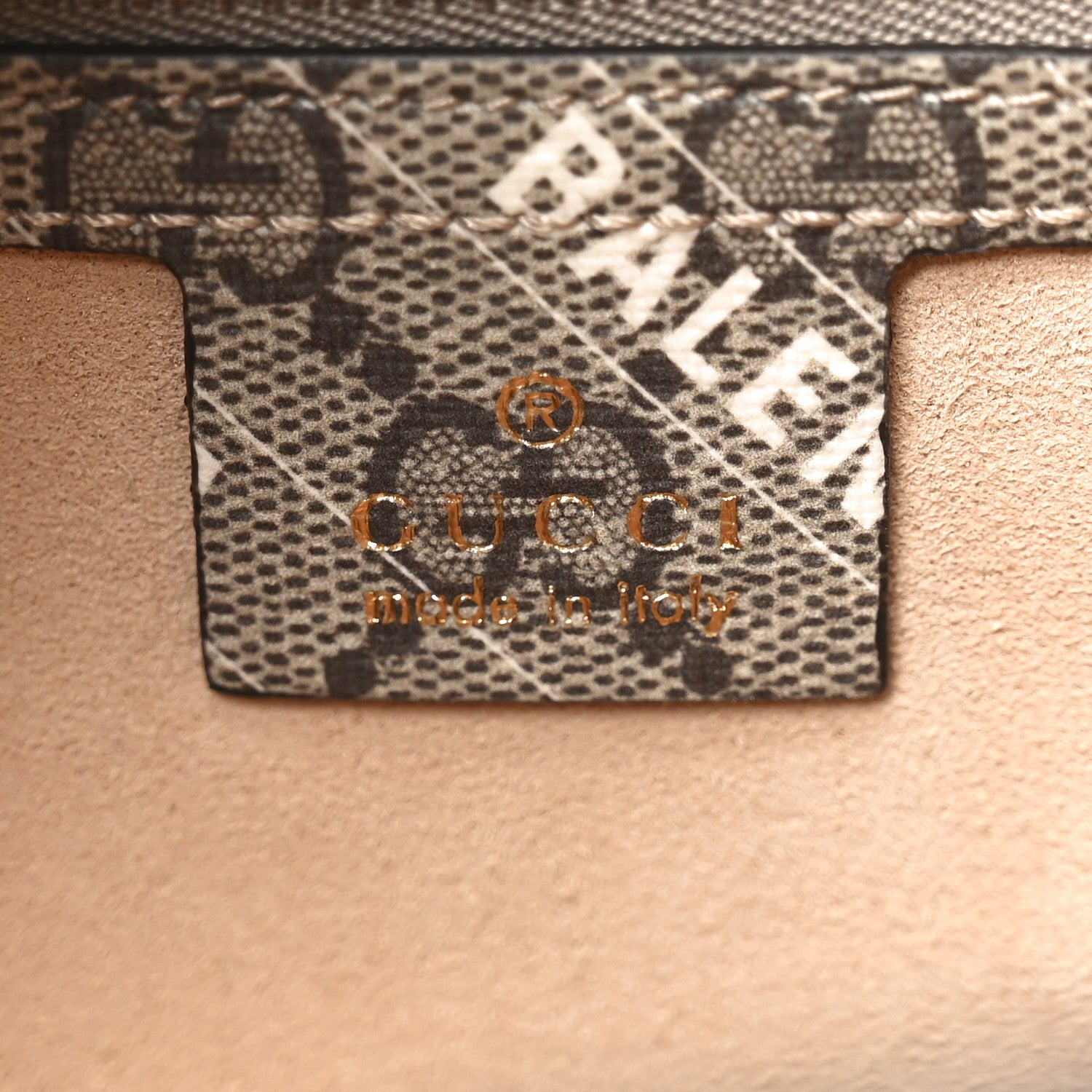 Gucci X BALENCIAGA GG Supreme Monogram Logo Print Medium Jackie 1961 Hobo Beige Ebony 6 of 10