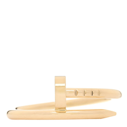 Cartier 18K Yellow Gold Small Juste Un Clou Ring 53 6.25 1 of 5