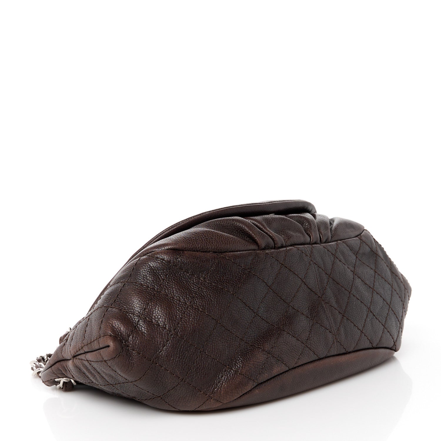 Chanel Caviar Large Half Moon Flap Brown 4 of 10