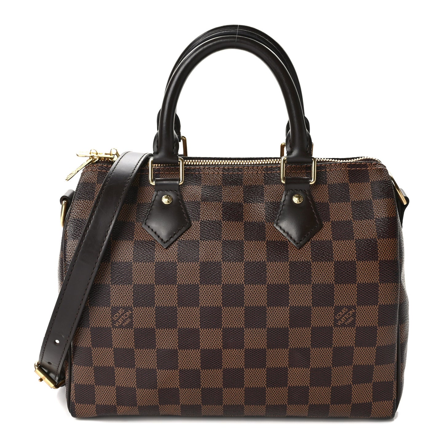 Damier Ebene Speedy Bandouliere 25
