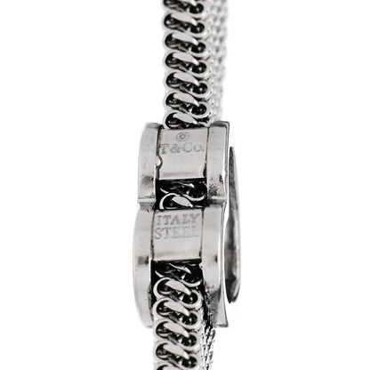 Tiffany Stainless Steel Somerset Mesh Reversible Heart Bracelet 3 of 3