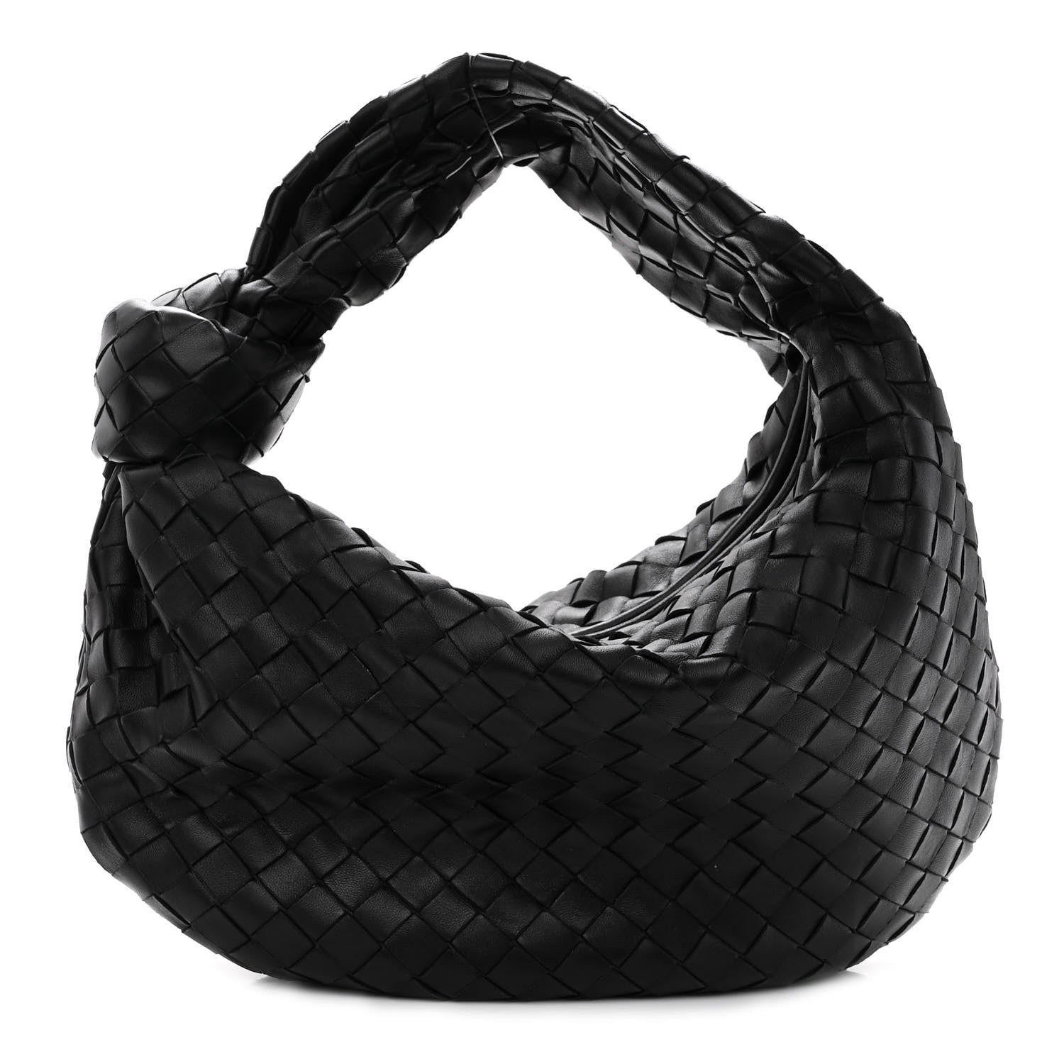 Bottega Veneta Nappa Intrecciato Teen Jodie Hobo Black 1 of 9