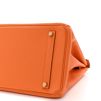 Hermes Togo BIRKIN 35 Orange 10 of 12