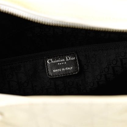 Christian Dior Patent Cannage Large Lady Dior White 8 of 11