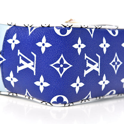 Louis Vuitton Monogram Giant Hawaii Beach Pouch Blue 8 of 10