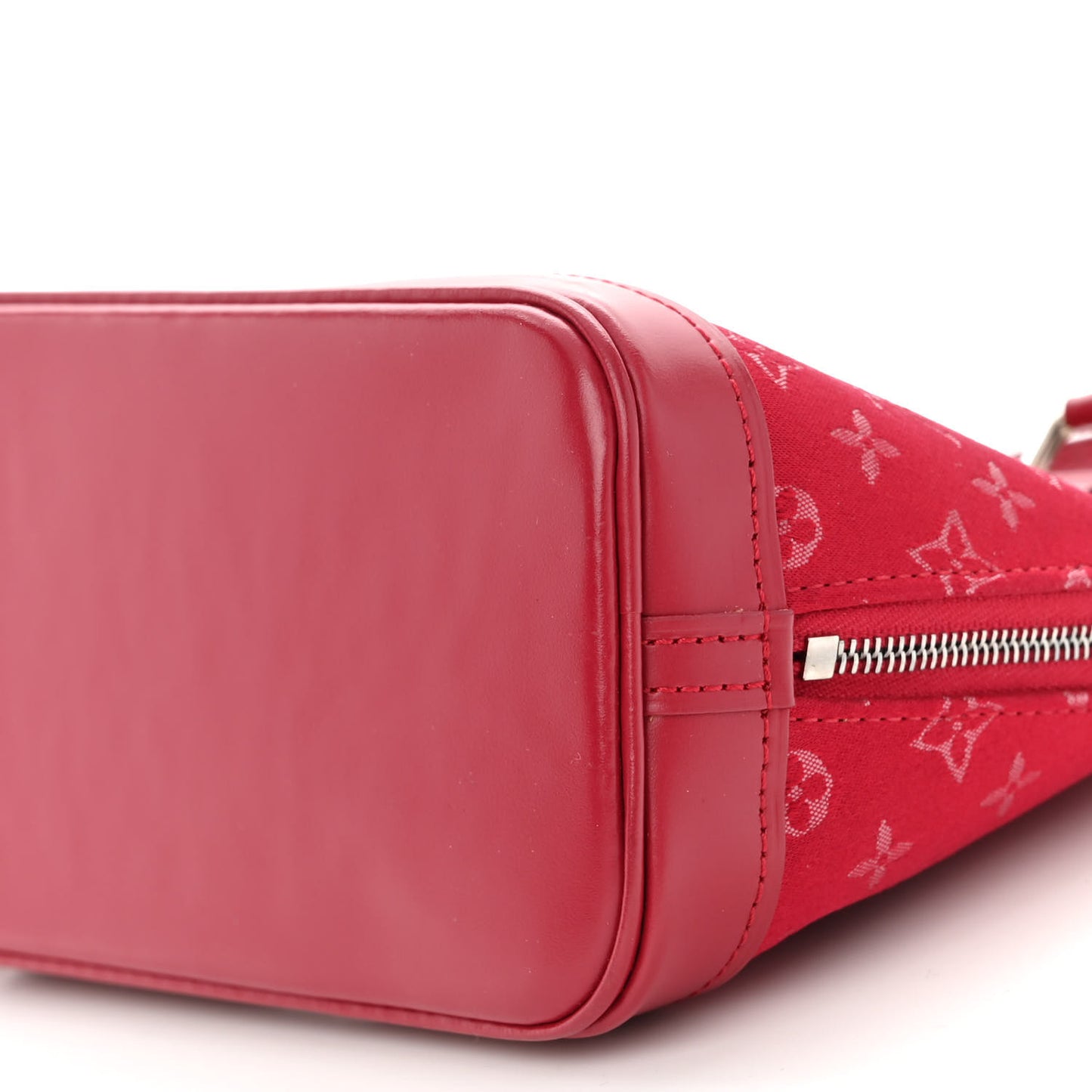 Satin Monogram Little Alma Rouge