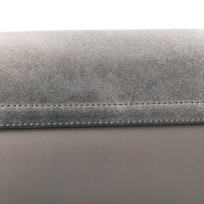Chloe Suede Calfskin Small Faye Shoulder Bag Motty Grey 5 of 5