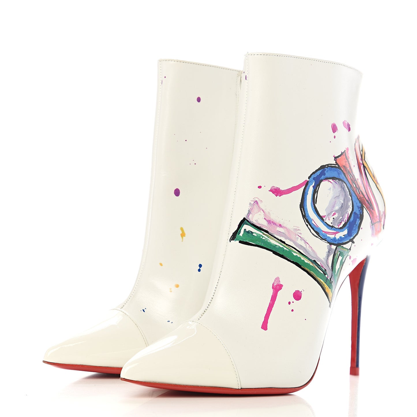 Calfskin In Love 100 Booties 35 White