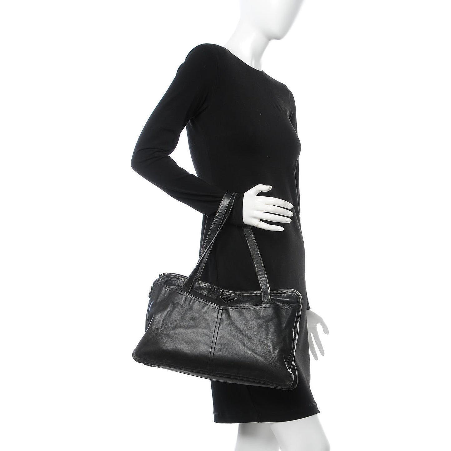 Soft Calfskin Satchel Black