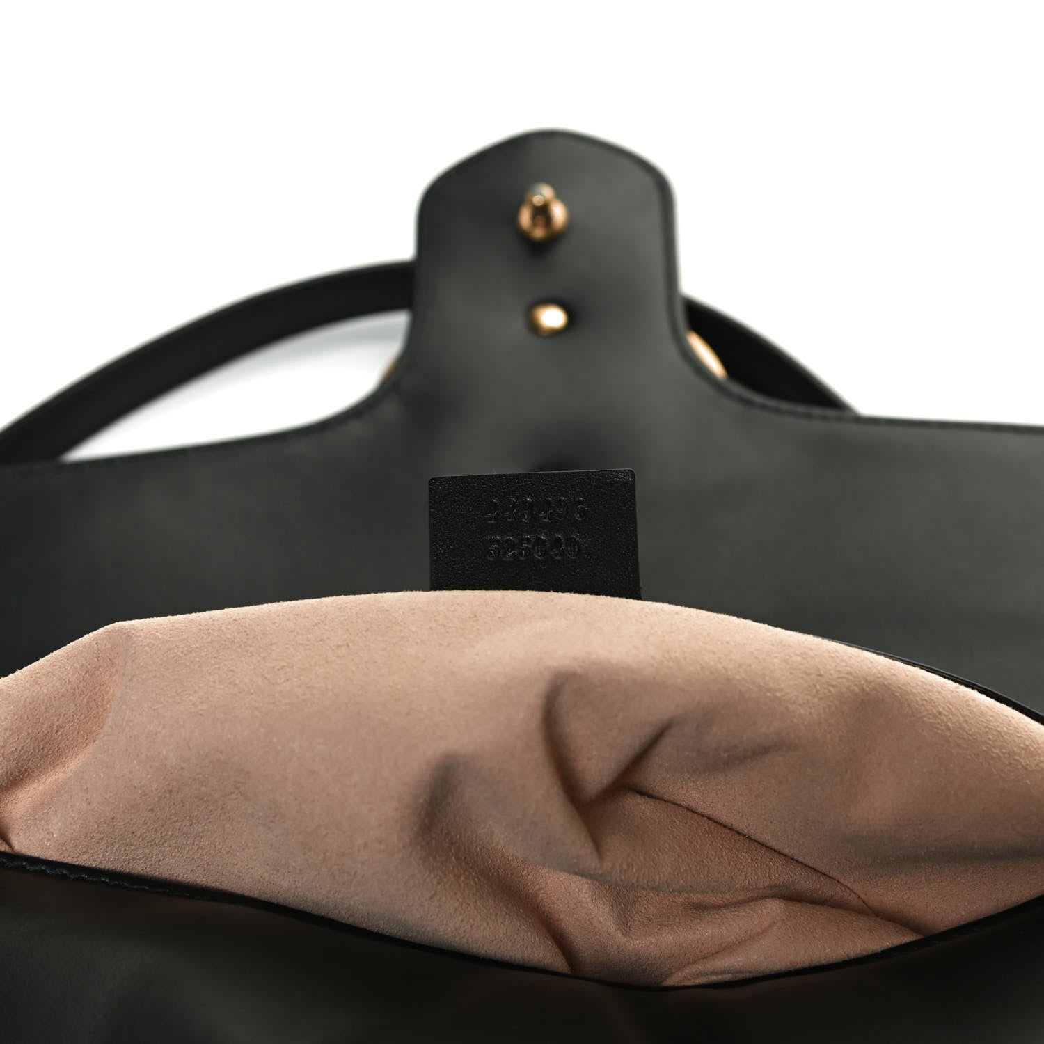 Gucci Calfskin Matelasse Medium GG Marmont Shoulder Bag Black 7 of 11
