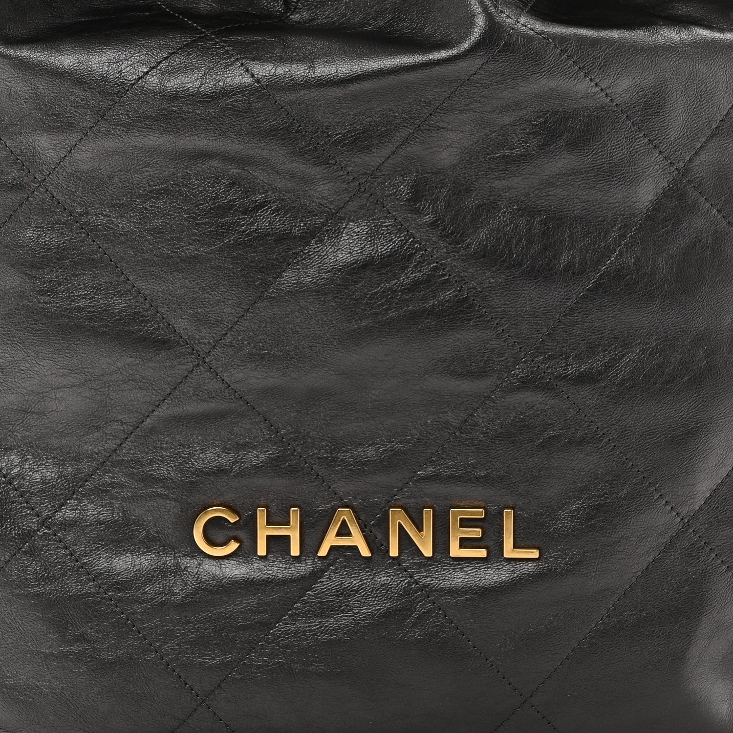 Chanel Shiny Calfskin Quilted Chanel 22 Backpack Grey 8 of 10