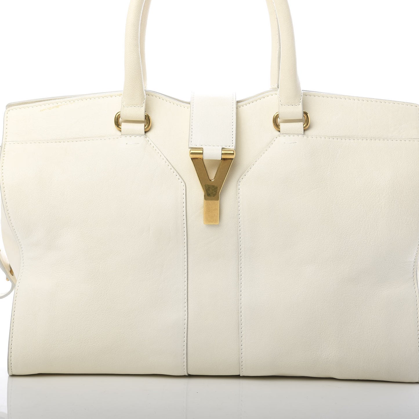 Sheepskin Medium Cabas ChYc Chalk