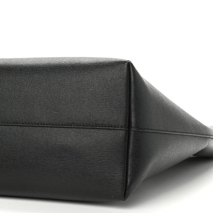 Fendi Vitello Elite Cuoio Monster Buggies Medium Roll Tote Black Multicolor Blue Cobalto 6 of 15