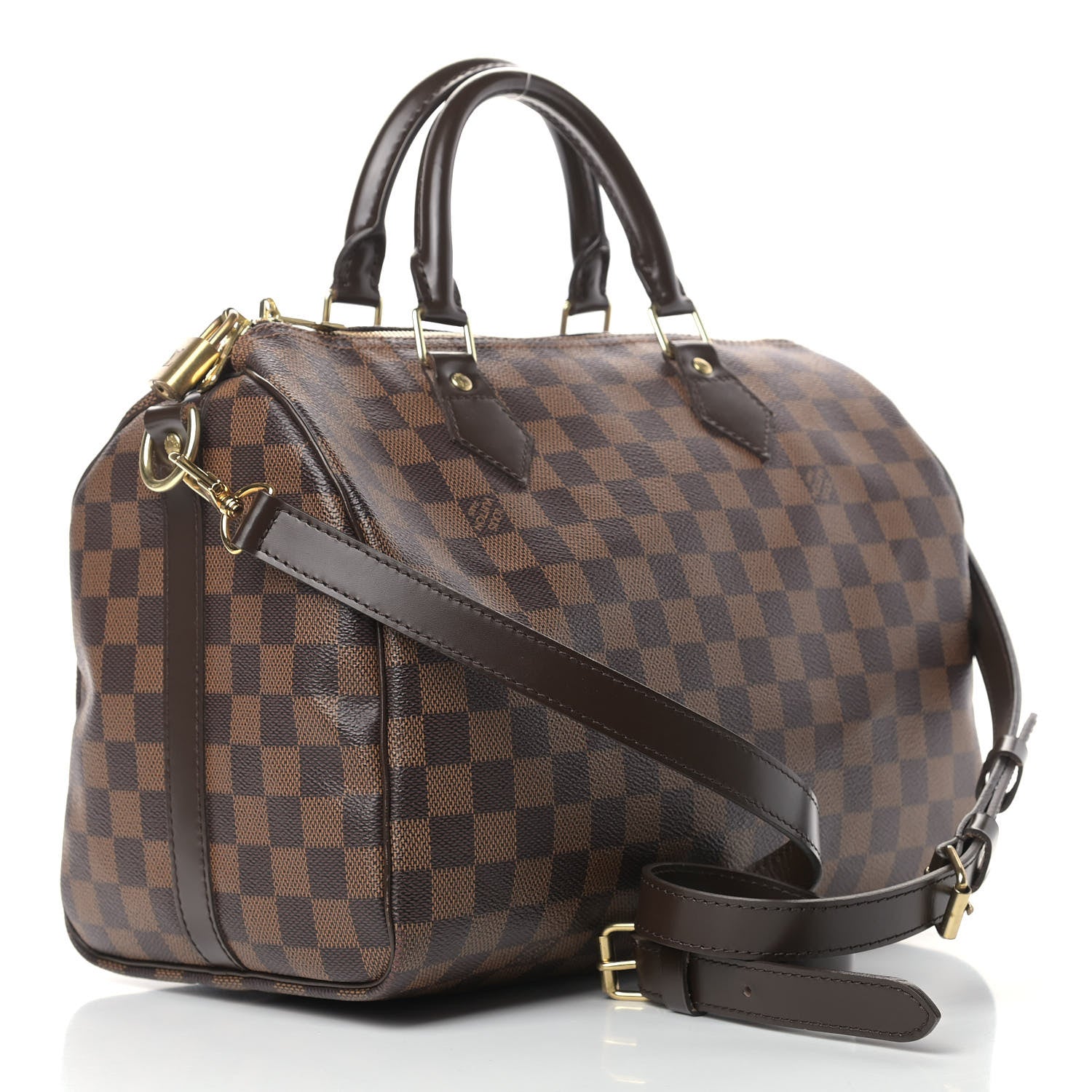 Louis Vuitton Damier Ebene Speedy Bandouliere 30 3 of 15