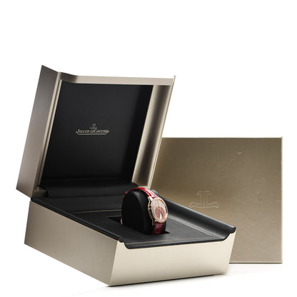 Jaeger-LeCoultre 18K Rose Gold Alligator Diamond Bezel Mother of Pearl 39mm Rendez-Vous Moon Automatic Watch Q3532490 6 of 6