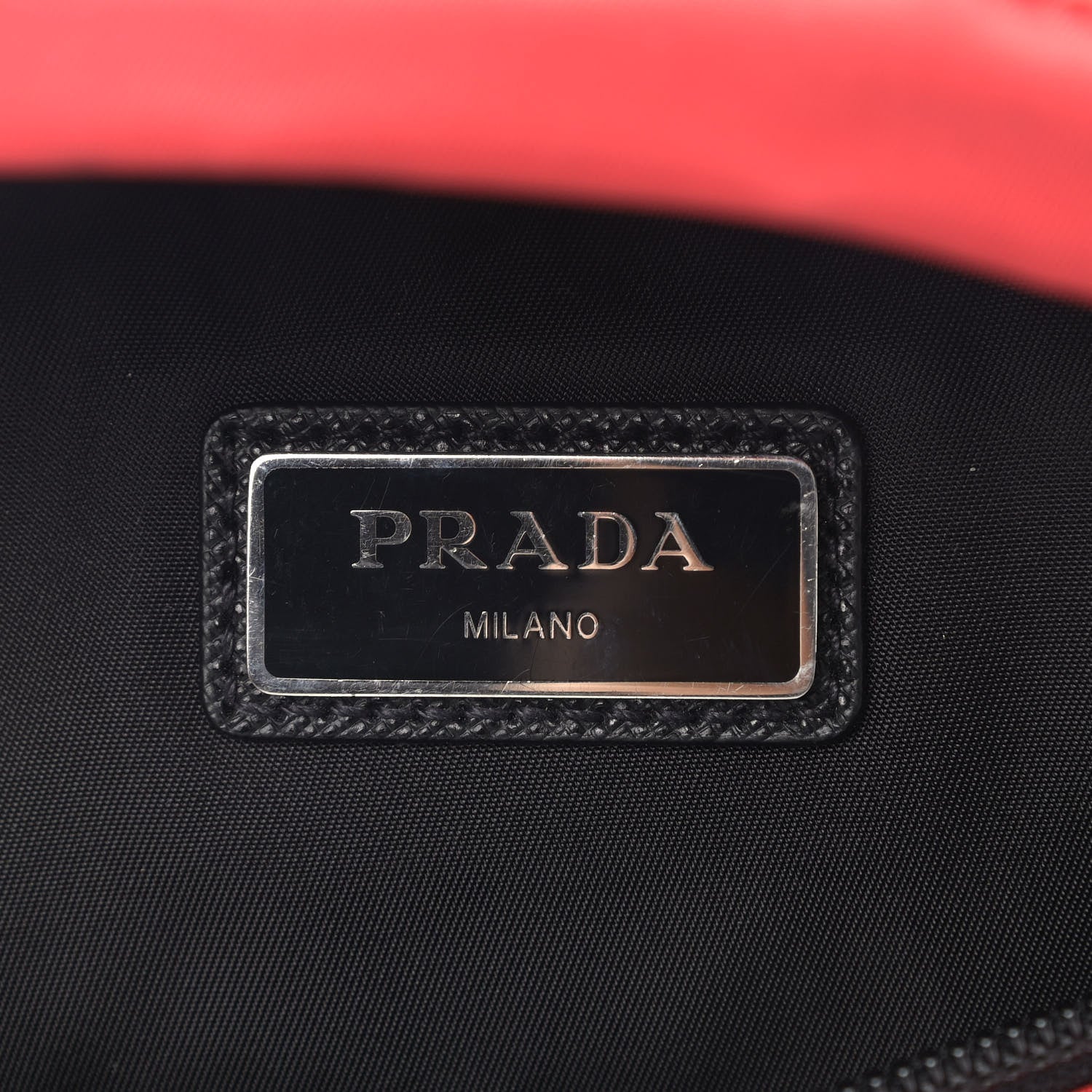 Prada Tessuto Nylon Montagna Belt Bag Red 5 of 8