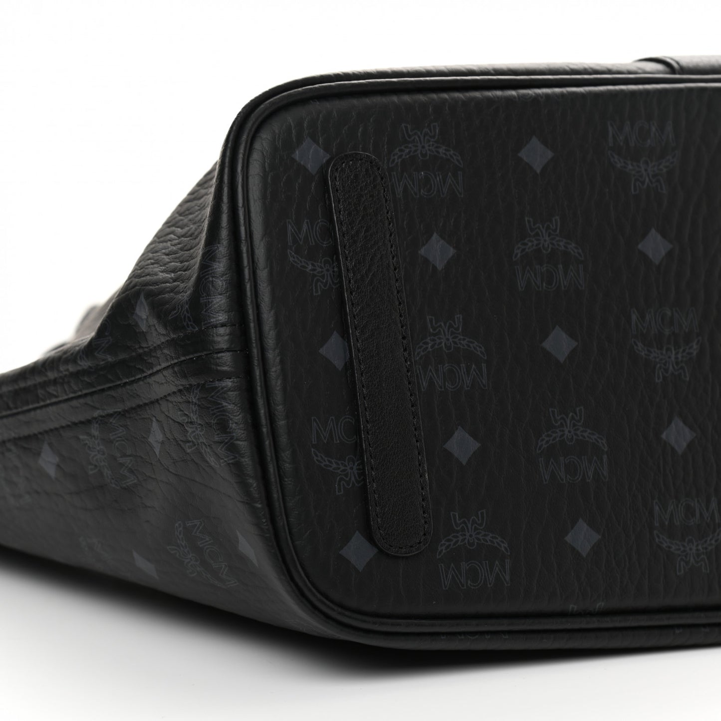 Visetos Medium Reversible Shopper Tote Black