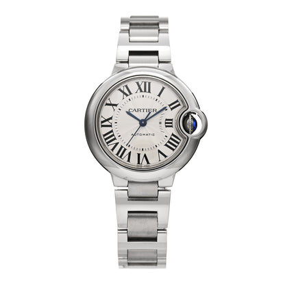 Cartier Stainless Steel 33mm Ballon Bleu De Cartier Automatic Watch 1 of 5