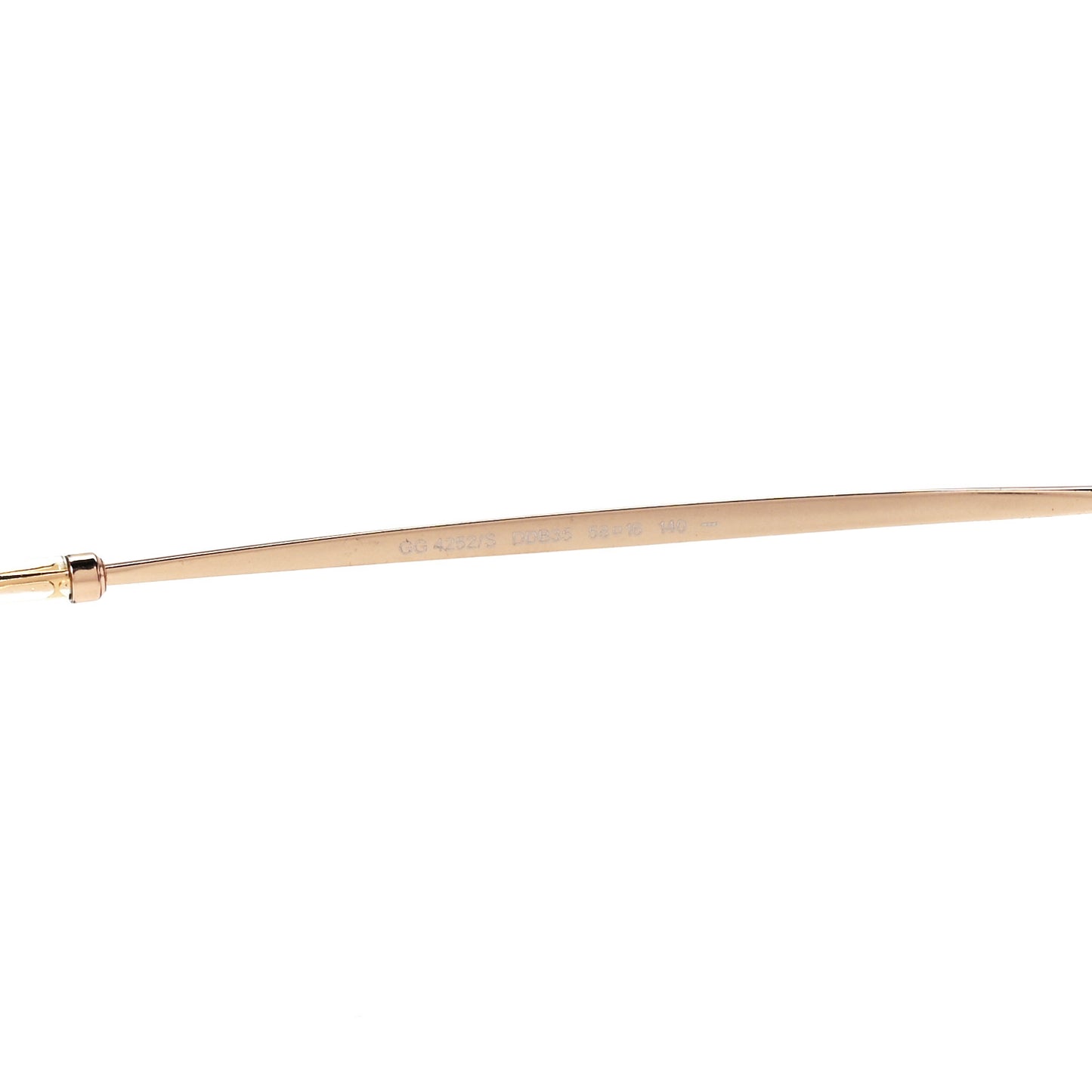 Metal GG Sunglasses GG4252/S Gold