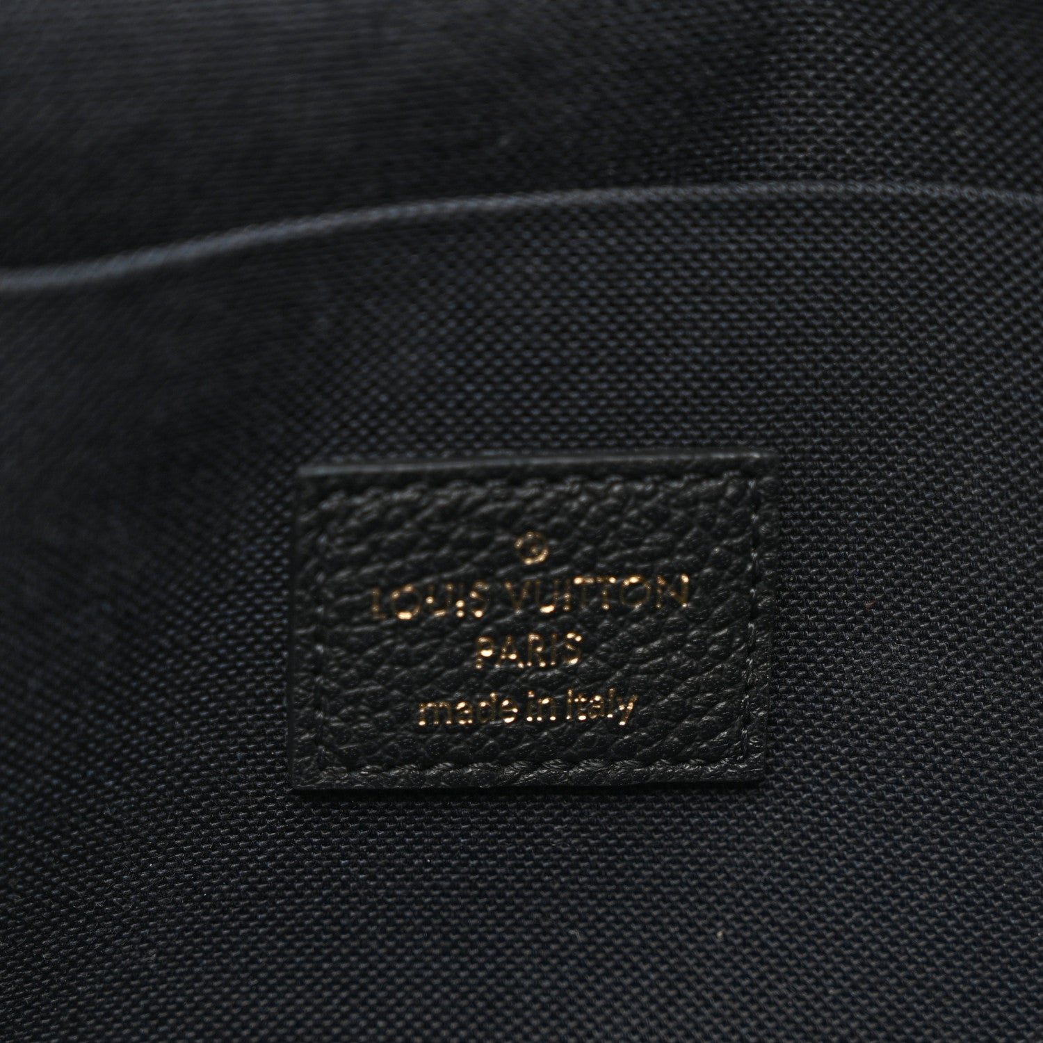 Louis Vuitton Empreinte Pochette Felicie Chain Wallet Black 6 of 9