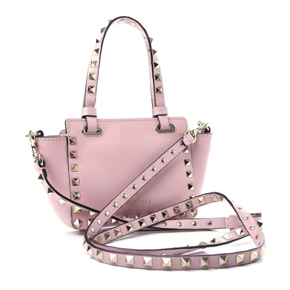 Valentino Garavani Vitello Micro Rockstud Tote Cipria 3 of 10