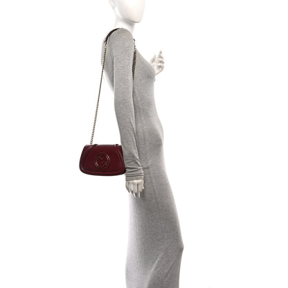 Gucci Calfskin Blondie Small Shoulder Bag Rosso Ancora 2 of 10