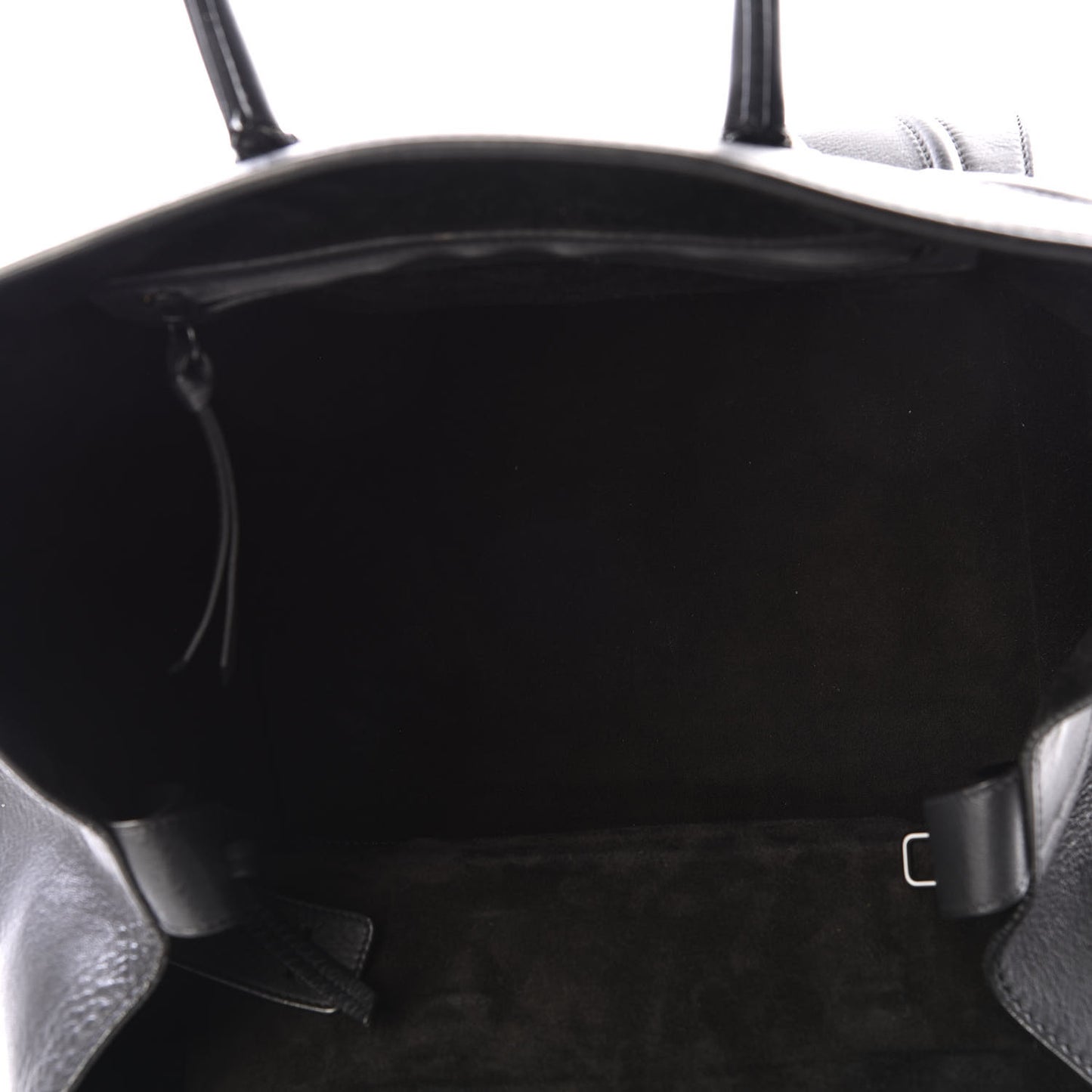 Supple Calfskin Medium Phantom Luggage Black
