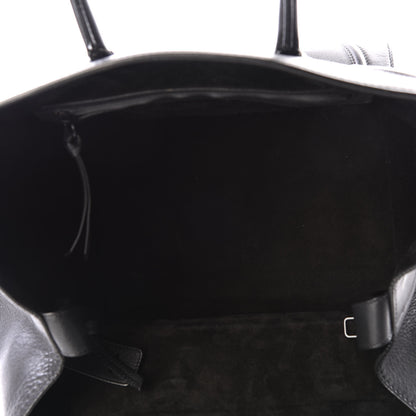 Celine Supple Calfskin Medium Phantom Luggage Black 4 of 12